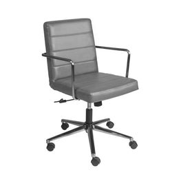 Leander Low Back Office Chair - Grey