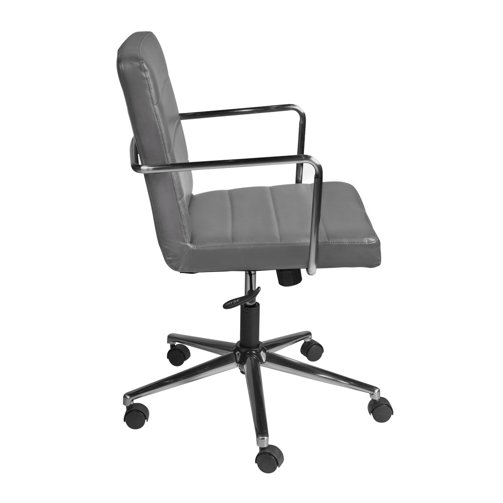 Leander Low Back Office Chair - Grey