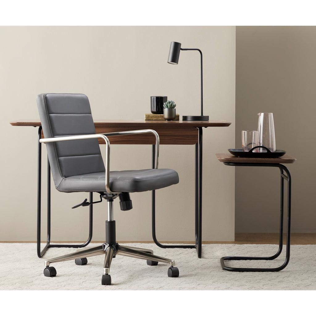 Leander Low Back Office Chair - Grey