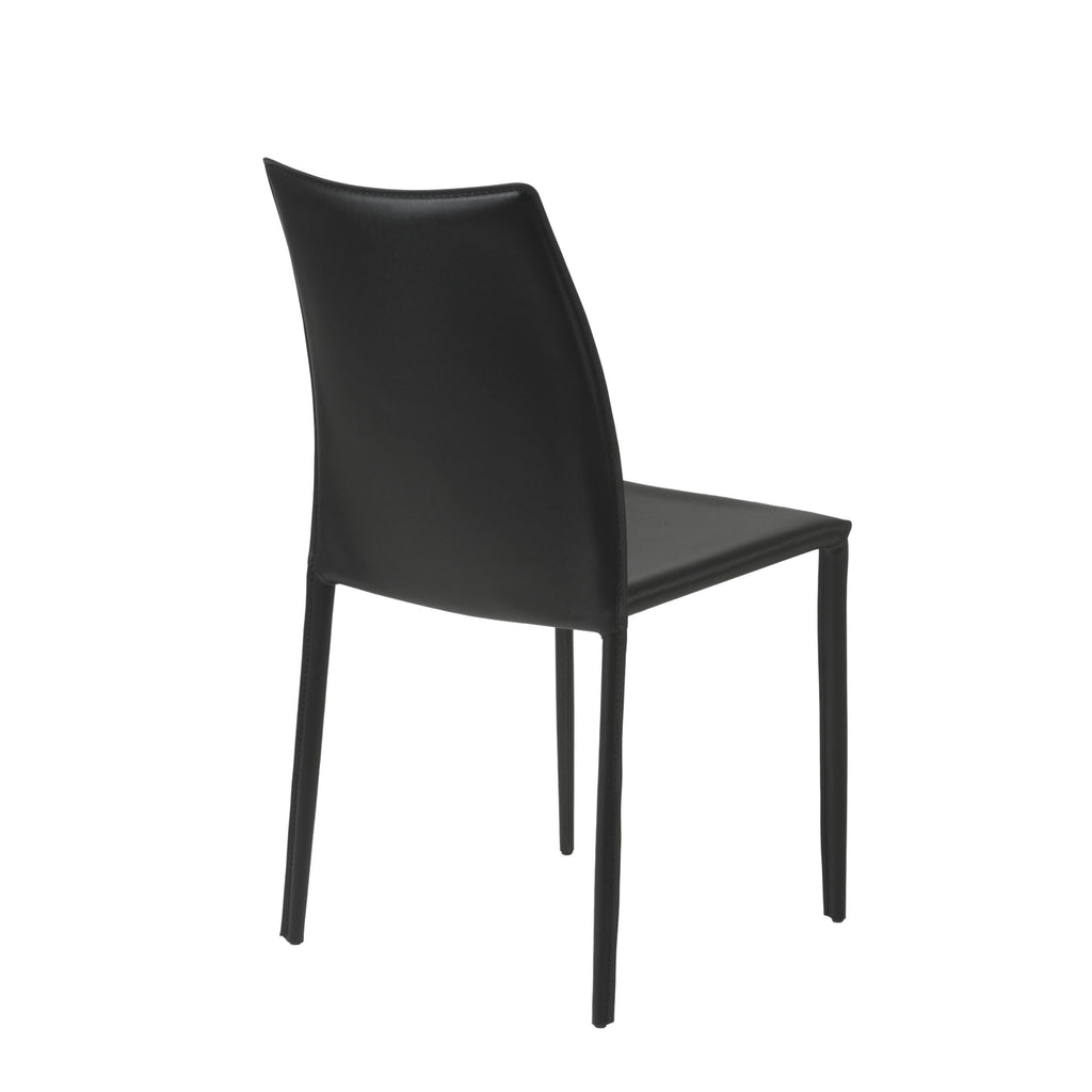 Dalia Stacking Side Chair - Black,Set of 2