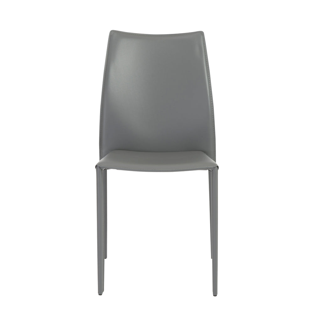 Dalia Stacking Side Chair - Grey,Set of 2