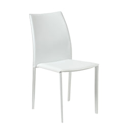 Dalia Stacking Side Chair - White,Set of 2