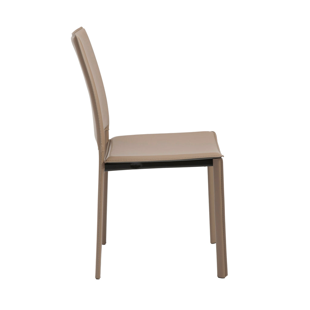 Kate Side Chair - Taupe,Set of 2