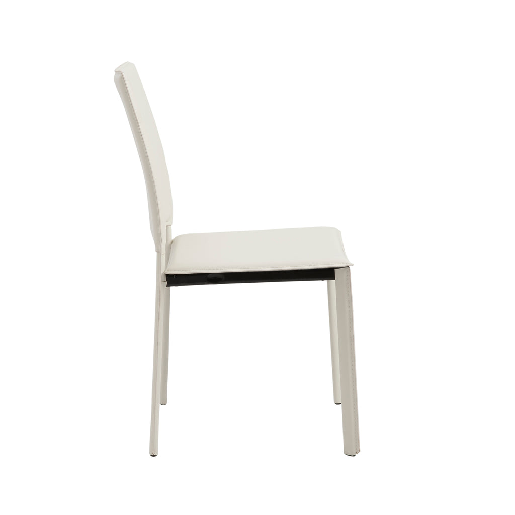 Kate Side Chair - White,Set of 2