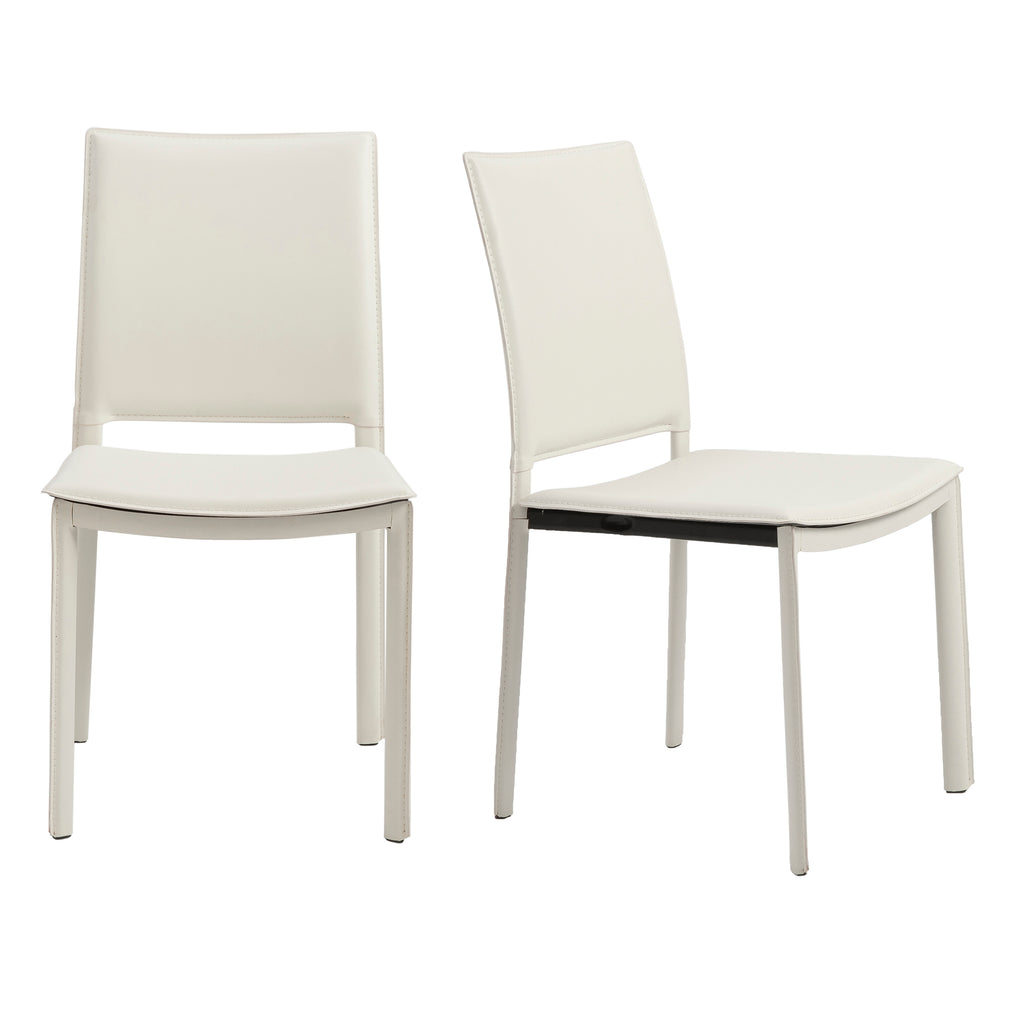 Kate Side Chair - White,Set of 2