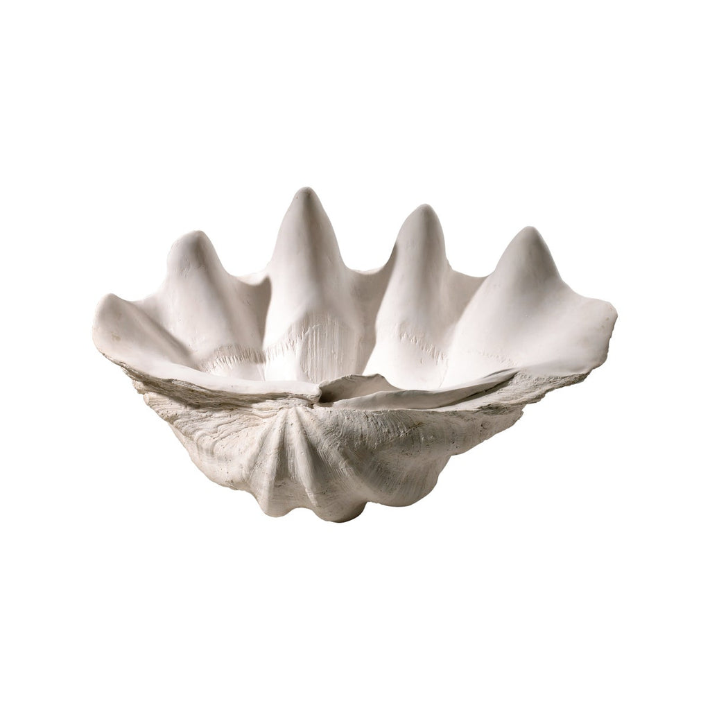 Clam Shell Bowl, White