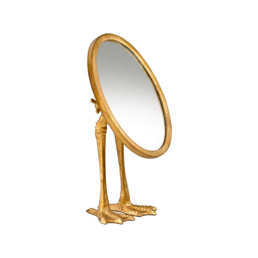 Duck Leg Mirror, Gold