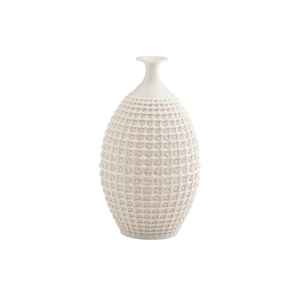 Diana Vase, Matte White-Large