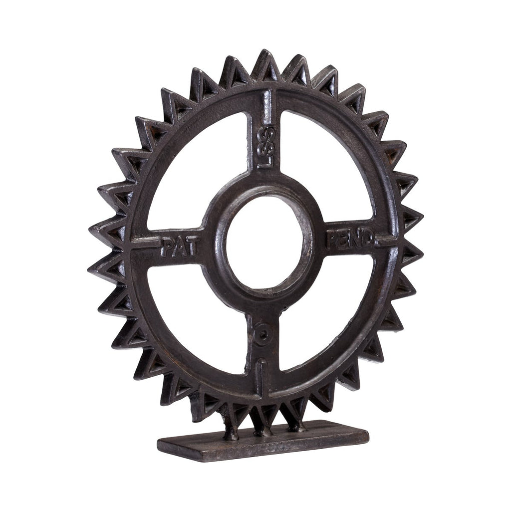 Gear Sculpture #4, Bronze