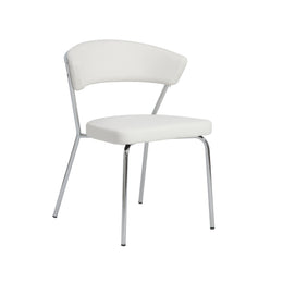 Draco Side Chair - White,Set of 2