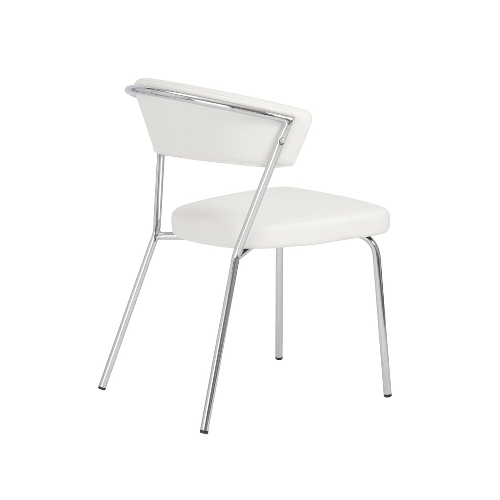 Draco Side Chair - White,Set of 2