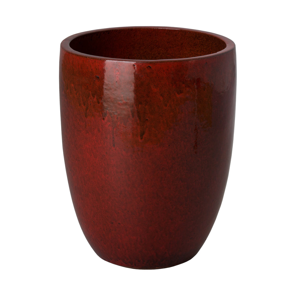 Tall Planter Md, Tropical Red 19x24"H