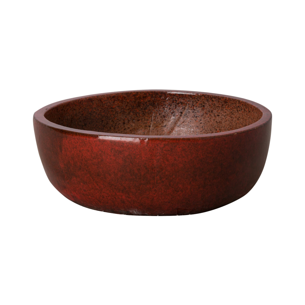 Shallow Planter Md, Tropical Red 18x6.5"
