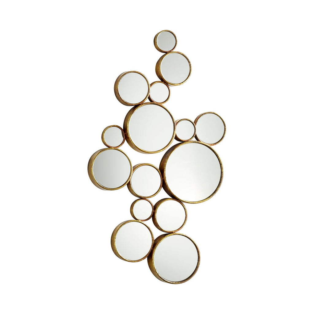 Bubbles Mirror, Gold