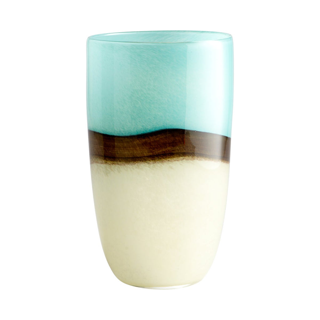 Earth Vase, Turquoise-Large