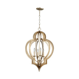 Vertigo Silver Leaf Chandelier - Small