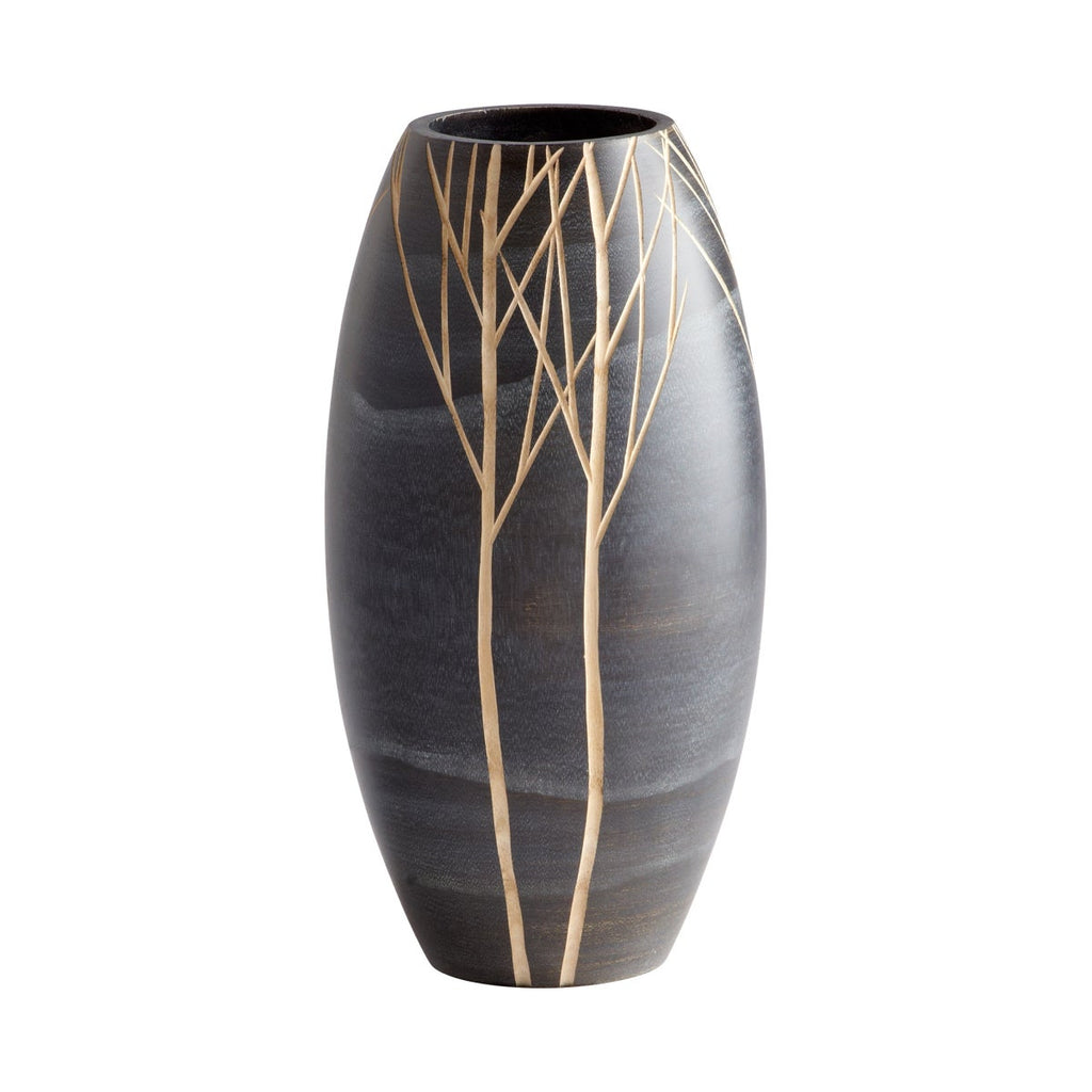 Onyx Winter Vase, Black-Small