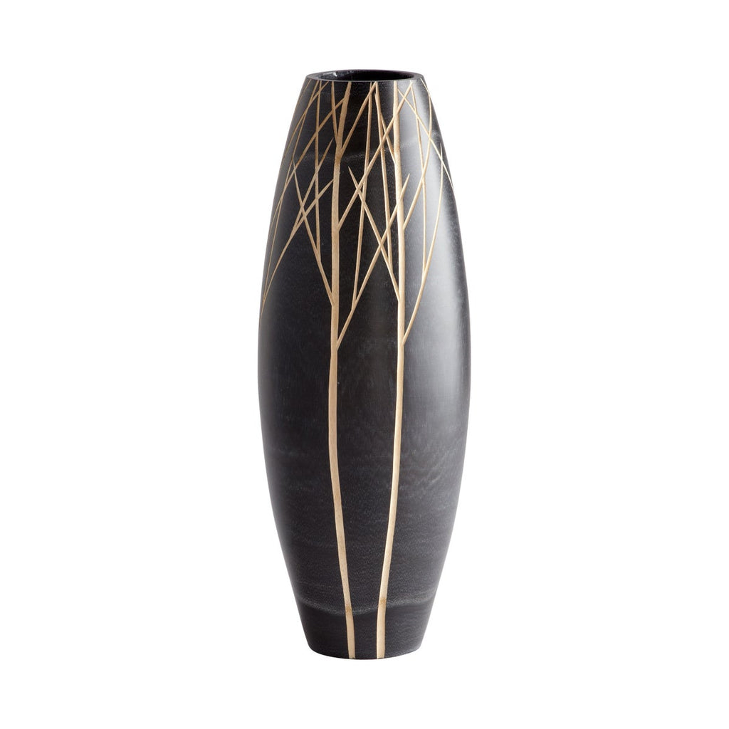 Onyx Winter Vase, Black-Large