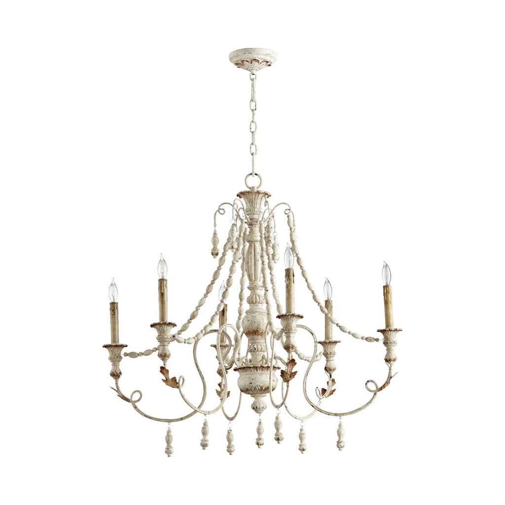 Lyon Six Light Chandelier-Medium