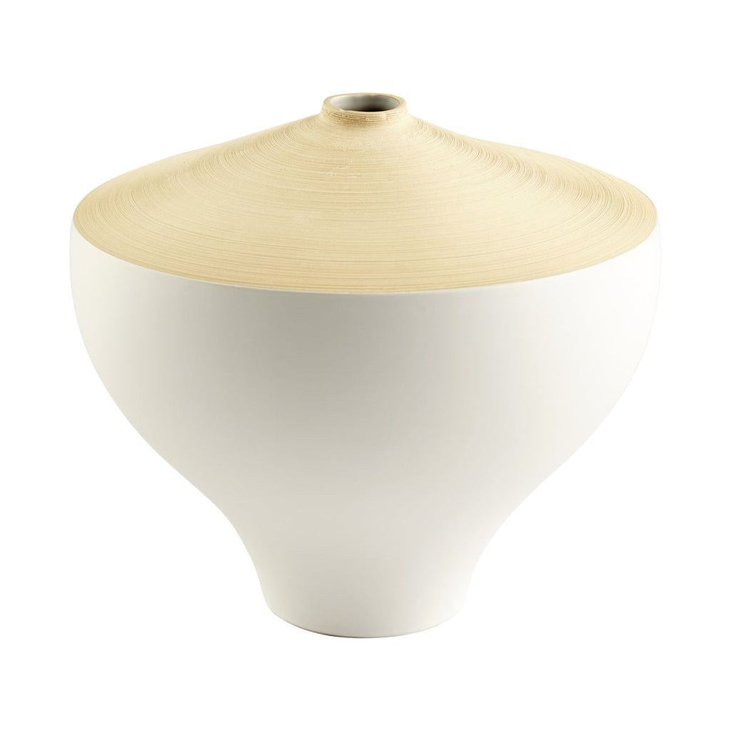 Inez Vase, Matte White-Medium