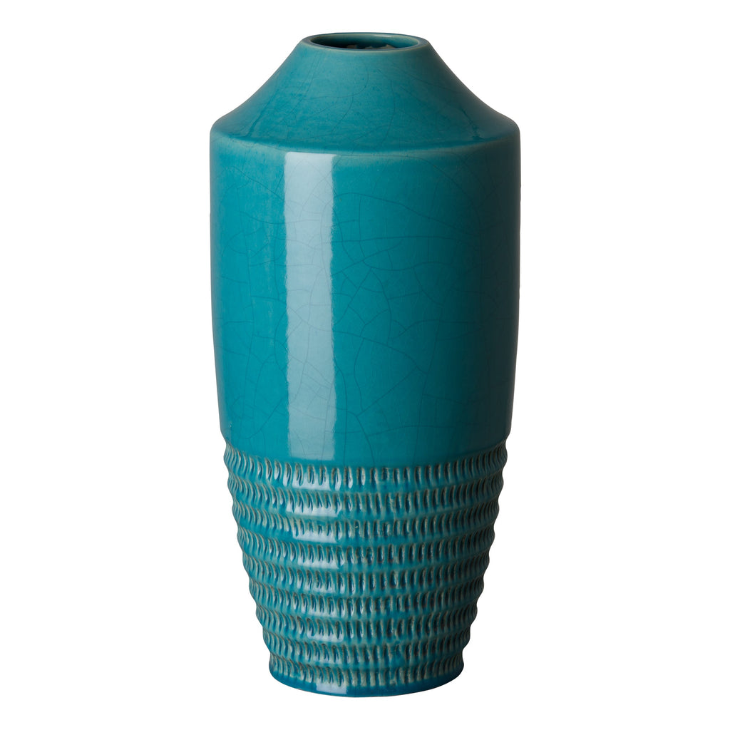 Nantucket Vase, Turquoise 8.5x18.5"H