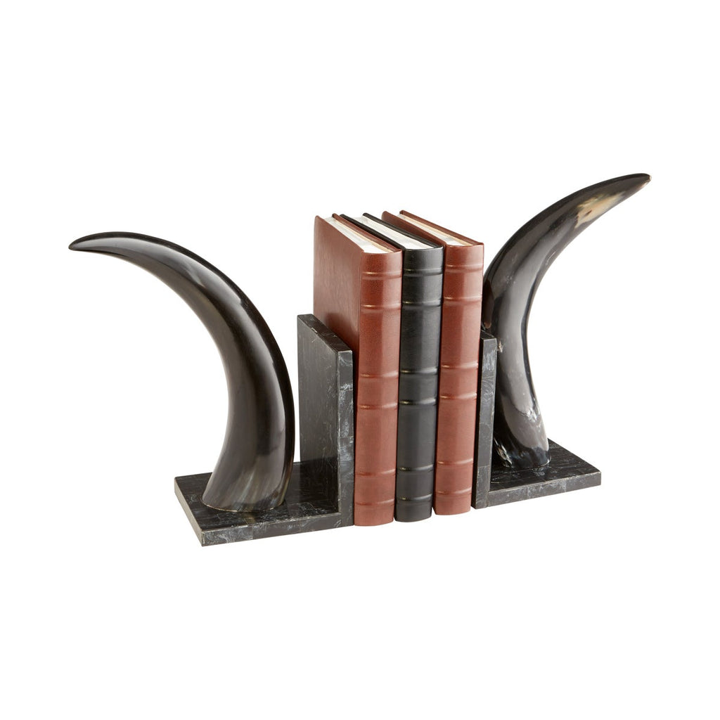 Horn Rimmed Bookends