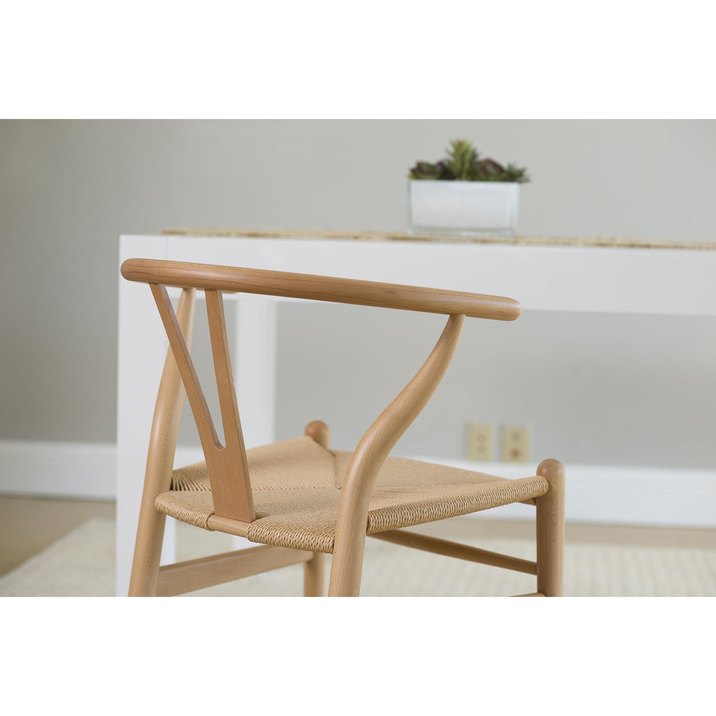 Evelina Side Chair - Natural Rush,Set of 2