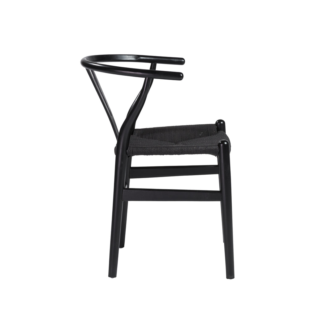 Evelina Side Chair - Black,Set of 2