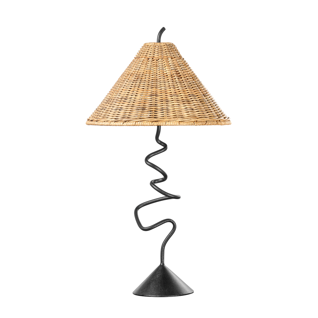 Alaric 1 Light Table Lamp - Forged Iron