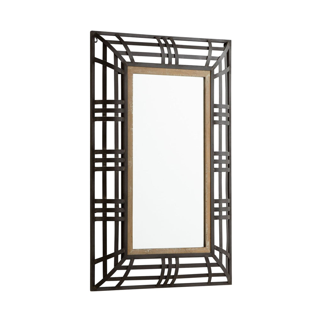 Banded Out Mirror, Bronze