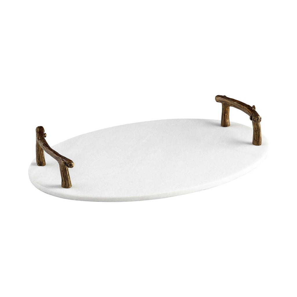 Marble Woods Tray, Bronze