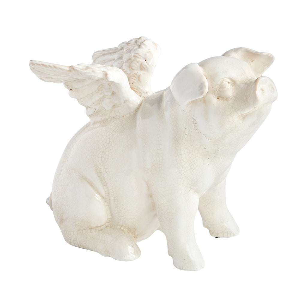 Oink Angel Sitting Sculpture