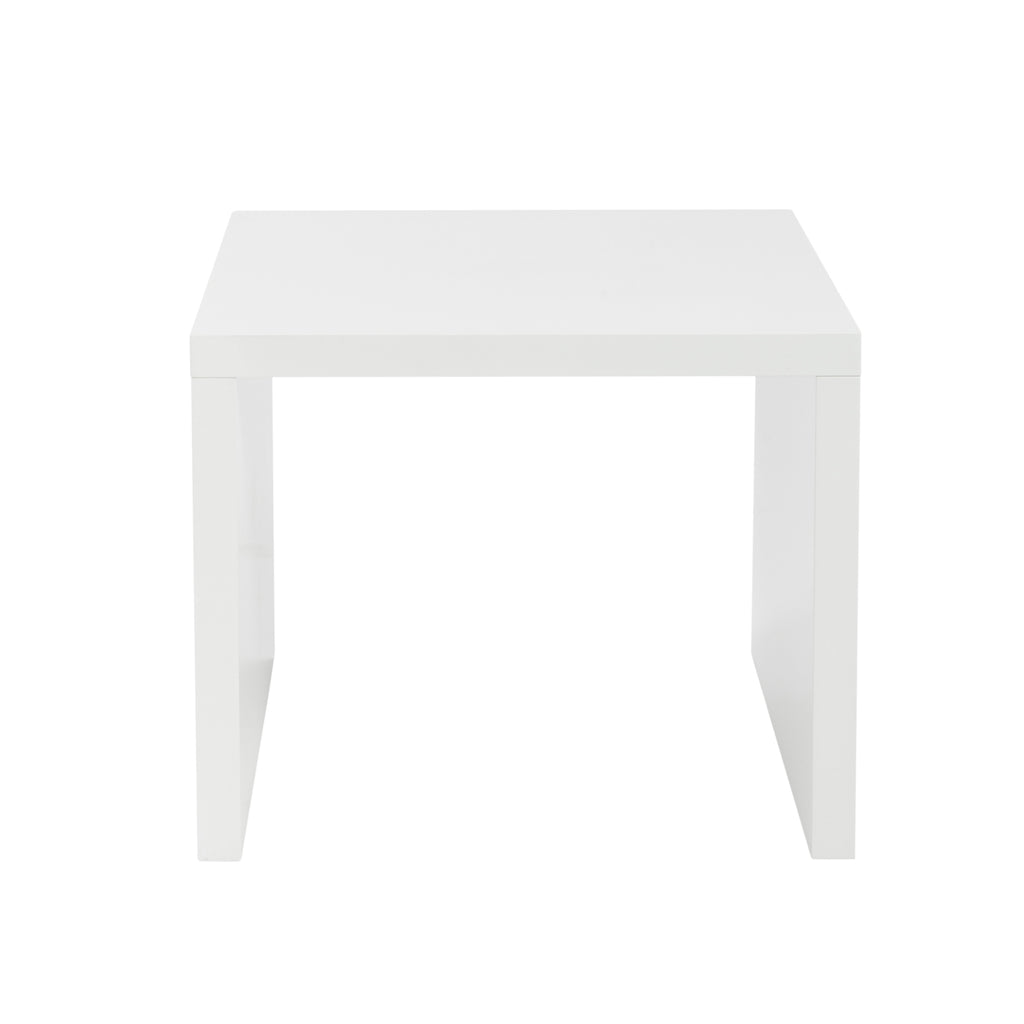 Abby Side Table - White