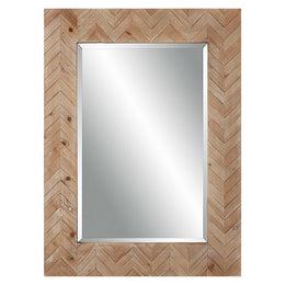 Demetria Wooden Mirror, Small