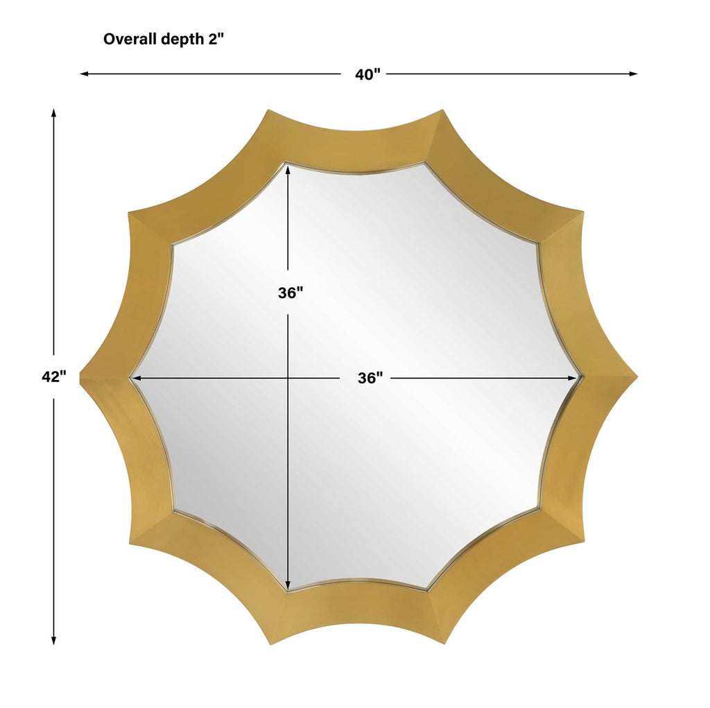 Flare Round Mirror