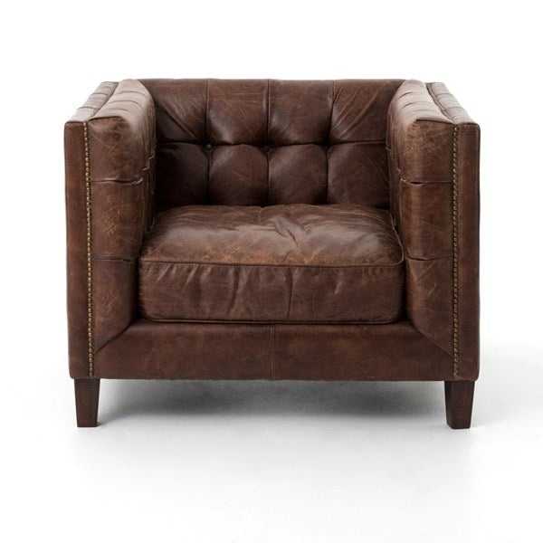 Abbott Club Chair-Cigar by Four Hands