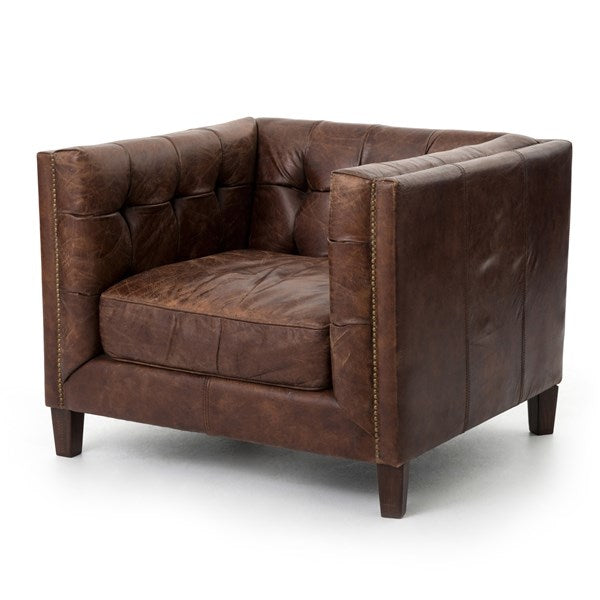 Abbott Club Chair-Cigar by Four Hands