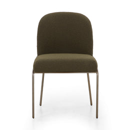 Astrud Dining Chair-Fiqa Boucle Olive