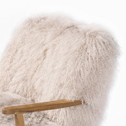 Ashland Armchair-Taupe Mongolian Fur by Four Hands