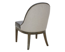 Liana Dining Chair - Ash Grey / Silver Linen