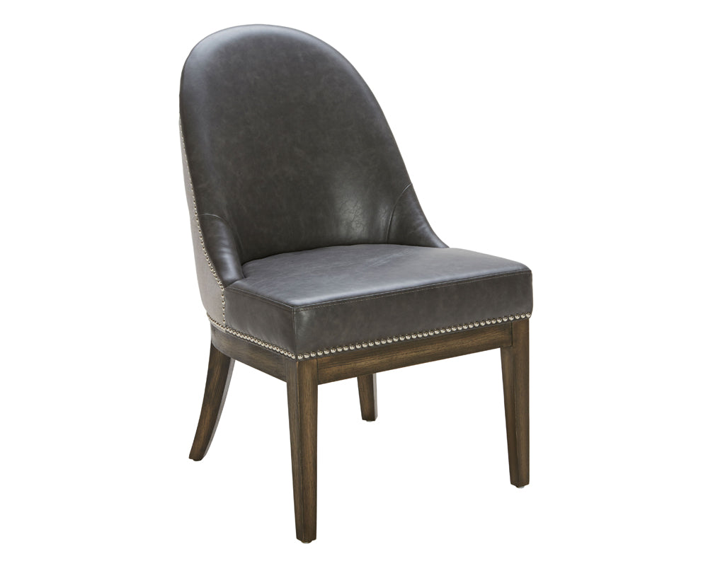 Liana Dining Chair - Ash Grey / Silver Linen