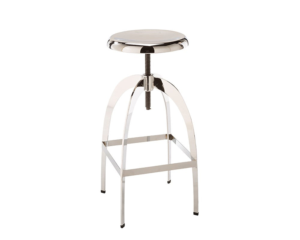 Colby Adjustable Stool - Chrome