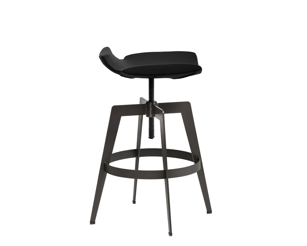 Bancroft Adjustable Stool - Onyx