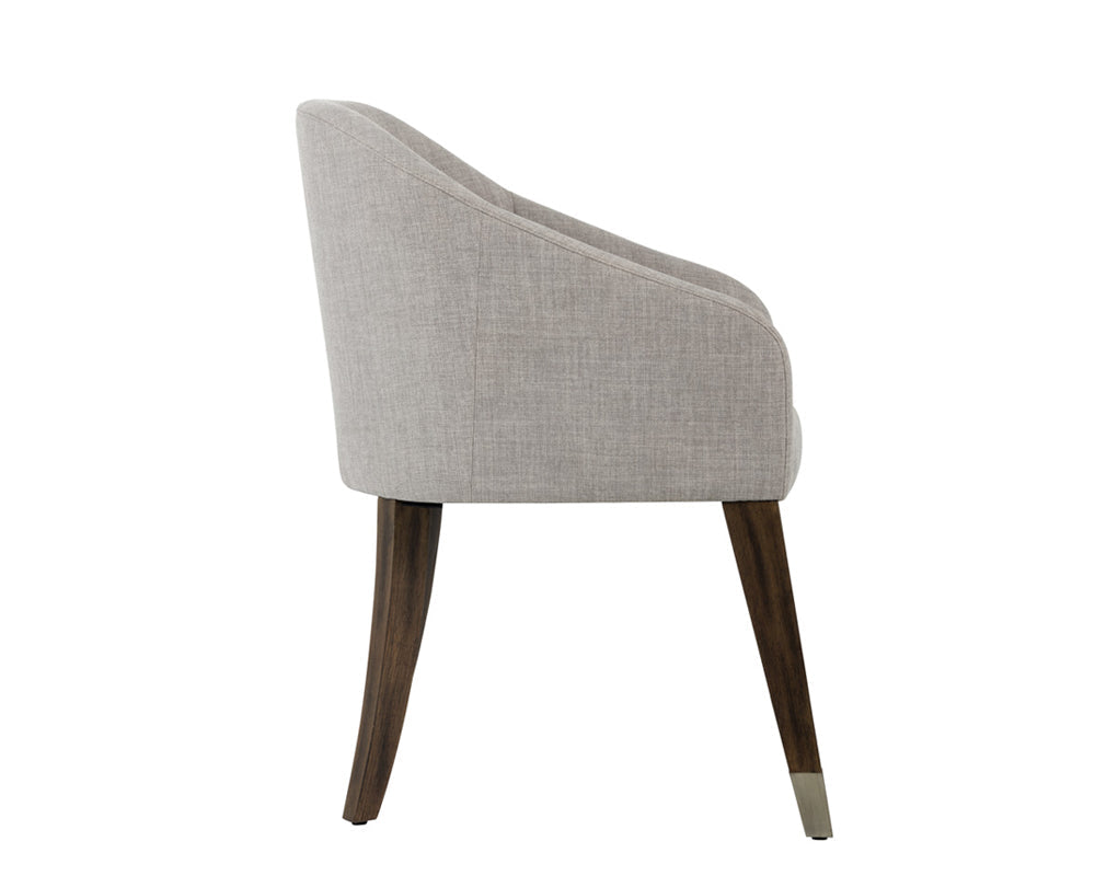 Nellie Dining Armchair - Arena Cement