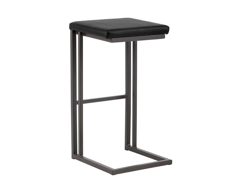 Boone Barstool - Grey - Onyx