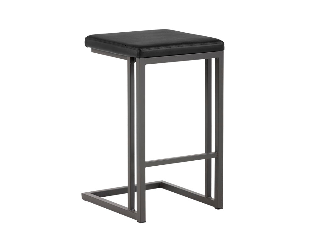 Boone Counter Stool - Grey - Onyx