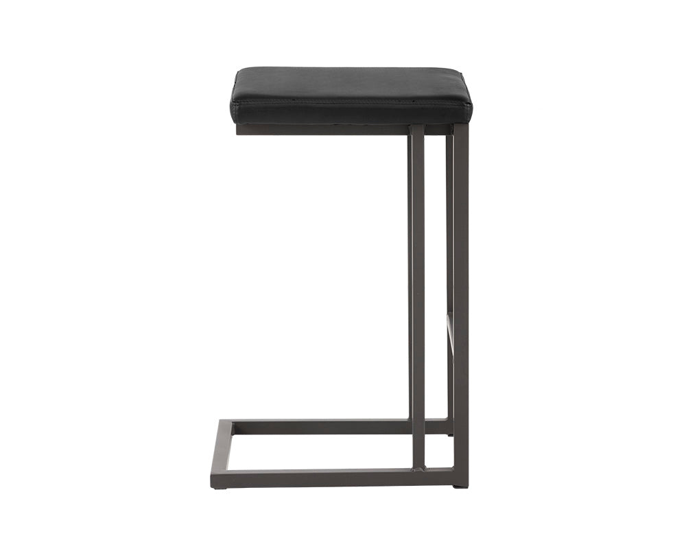 Boone Counter Stool - Grey - Onyx