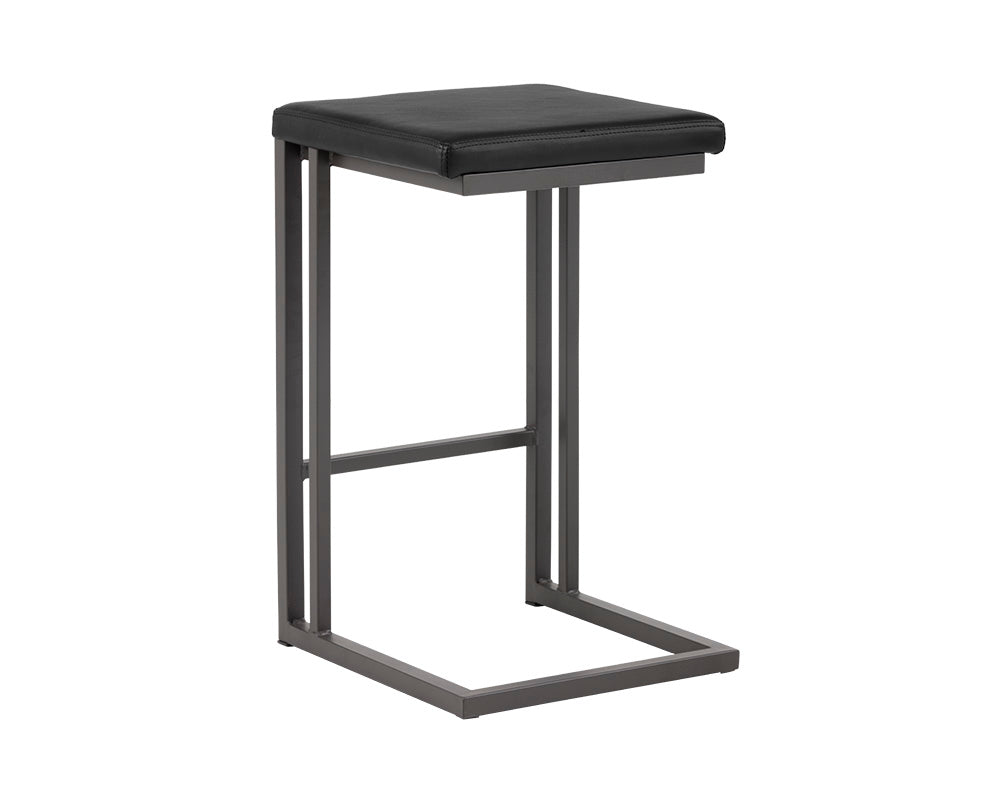 Boone Counter Stool - Grey - Onyx