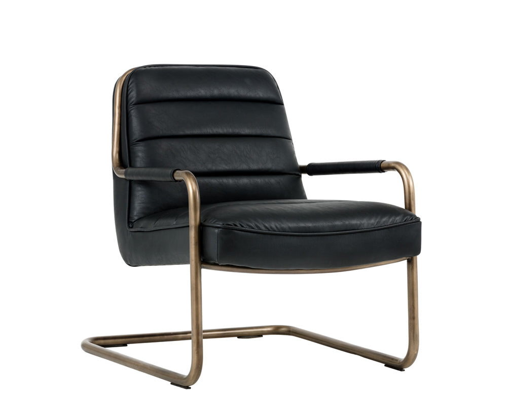 Lincoln Lounge Chair - Vintage Black