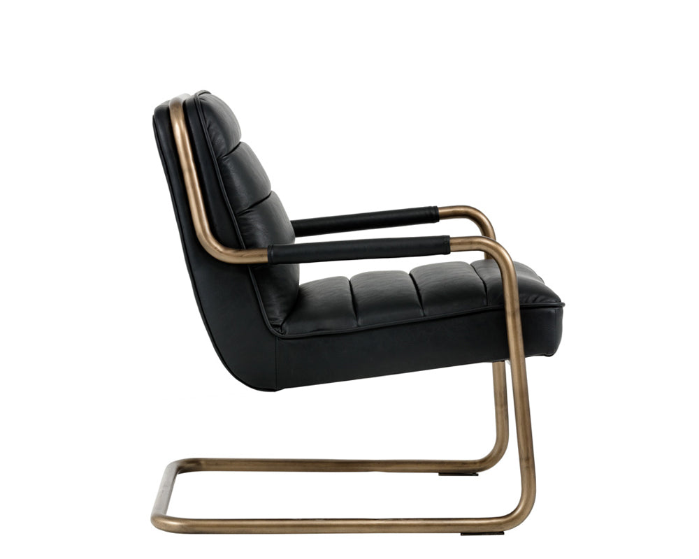 Lincoln Lounge Chair - Vintage Black